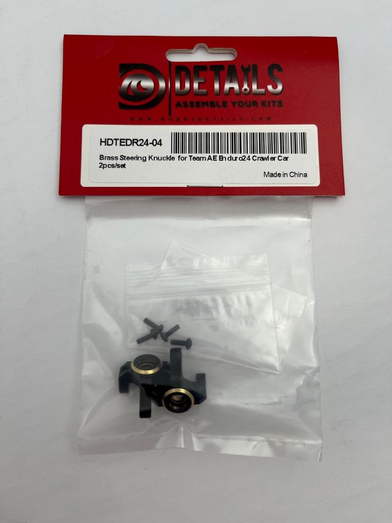 Hobby Details Team Associated Enduro24 Brass Steering Knuckle (2) Weight: 16.0g total
