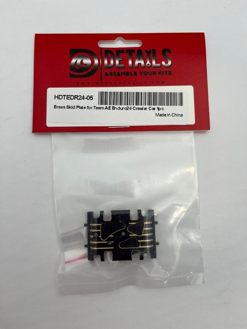 Hobby Details Team Associated Enduro24 Brass Skid Plate (1) Weight: 16.9g
