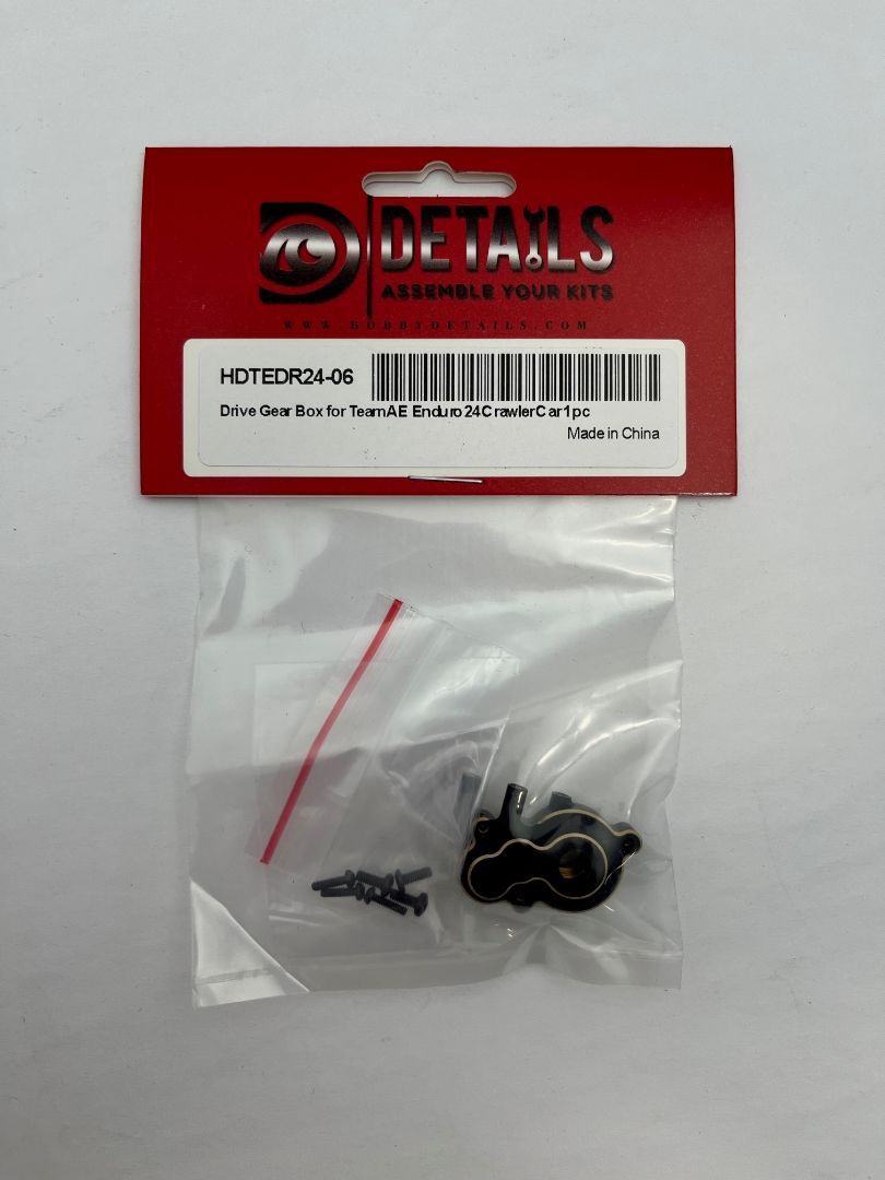 Hobby Details Team Associated Enduro24 Brass Drive Gear Box (1) - Click Image to Close