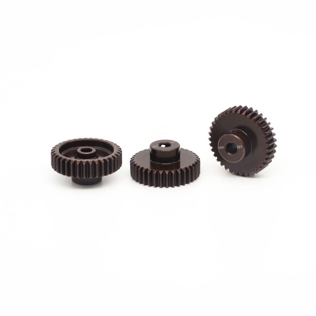 Hobby Details 48P Steel Pinion Gear - Black 3mm Shaft (13T)