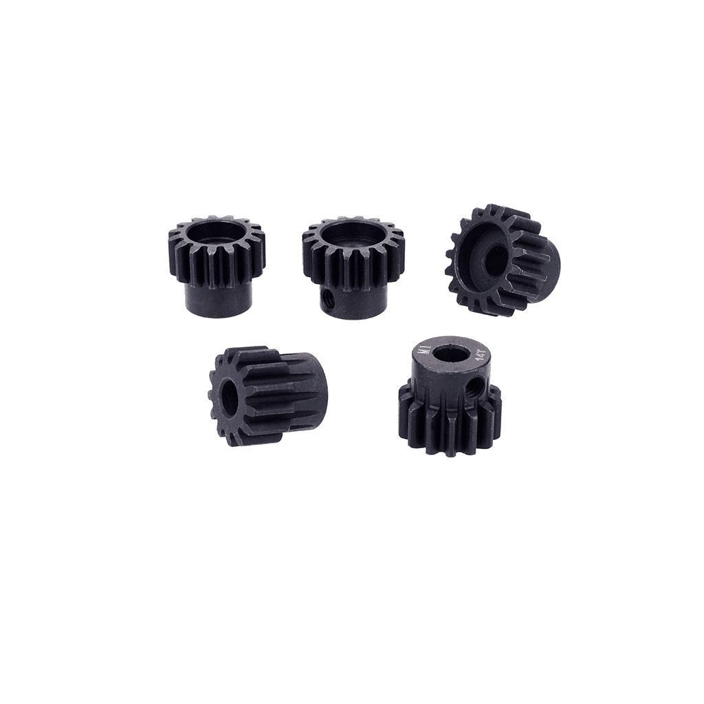 Hobby Details Mod 1 Steel Pinion Gear - Black 5mm shaft (22T)