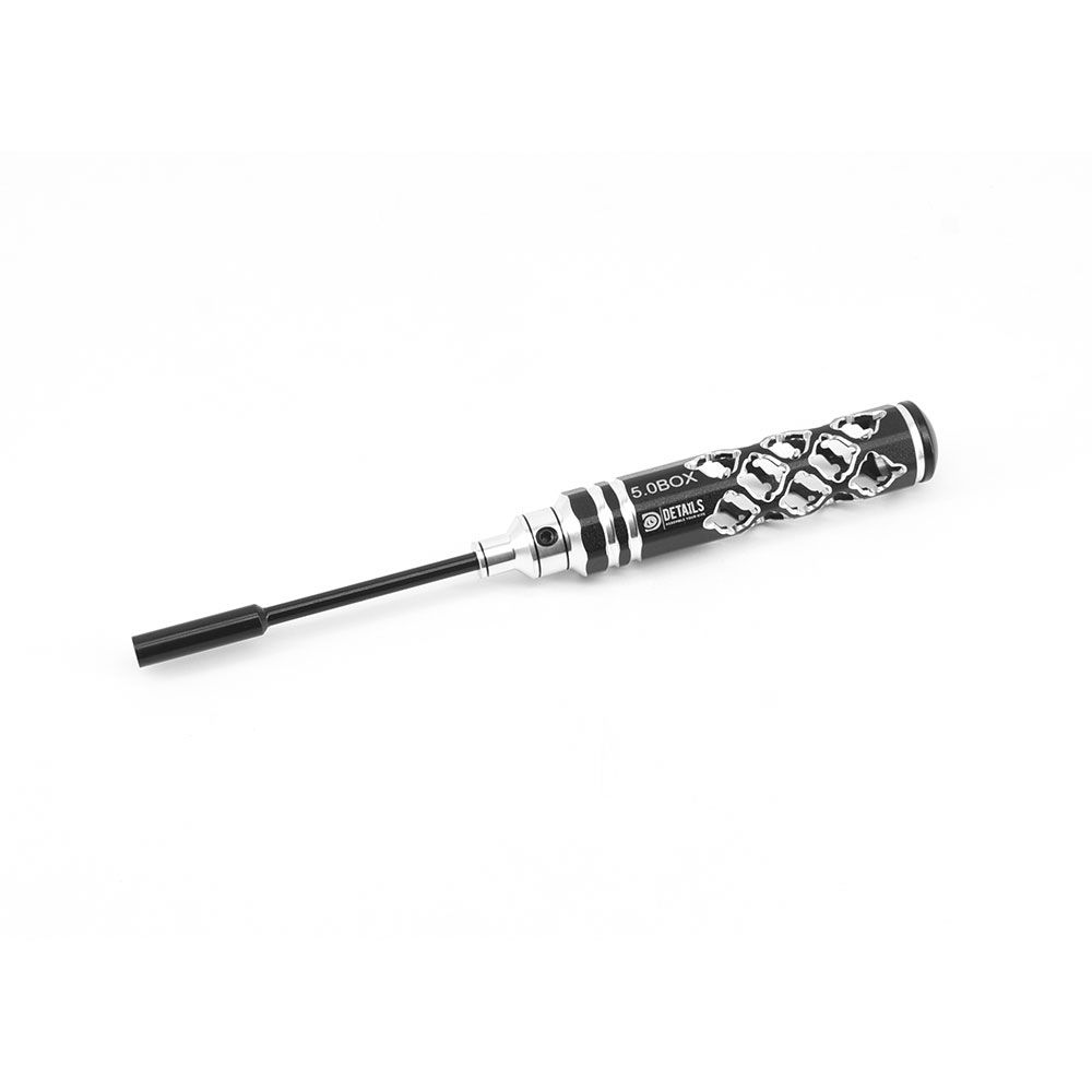 Hobby Details Nut Driver 5.0mm - Hurricane 1pc - Black