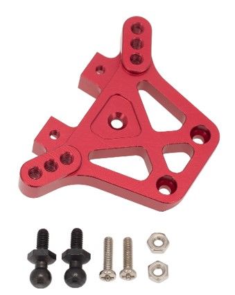 Hobby Details Traxxas 1/18 Teton Aluminum Rear Shock Tower-Red