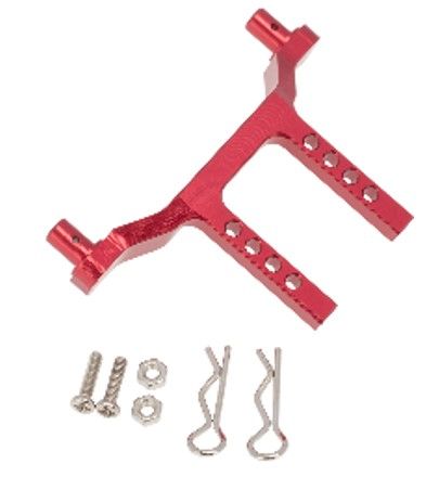 Hobby Details Traxxas 1/18 Teton Aluminum Front Body Mount-Red