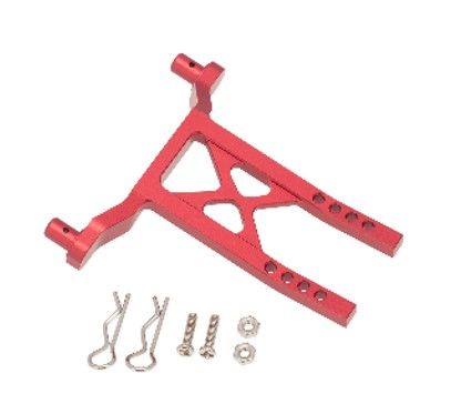 Hobby Details Traxxas 1/18 Teton Aluminum Rear Body Mount-Red