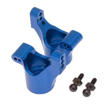 Hobby Details Traxxas 1/18 Teton Aluminum Carriers, Stub Axle (2) - Blue - Replaces TRA7552X