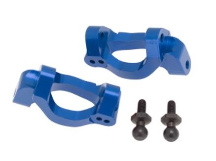 Hobby Details Traxxas 1/18 Teton Aluminum Front C-Hub - Blue - Partially Replaces TRA7532