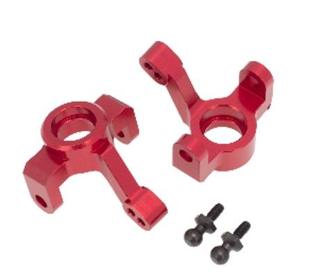 Hobby Details Traxxas 1/18 Teton Aluminum Steering Knuckle - Red