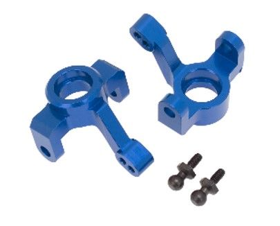 Hobby Details Traxxas 1/18 Teton Aluminum Steering Knuckle/Hub - Blue - Partially Replaces TRA7532