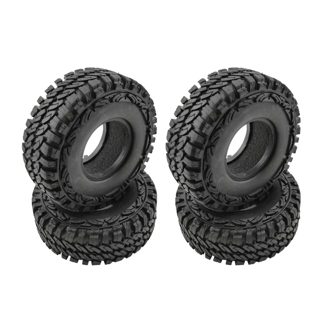 Hobby Details 1.9" Crawler Tires - Style C 4.45" OD (4)