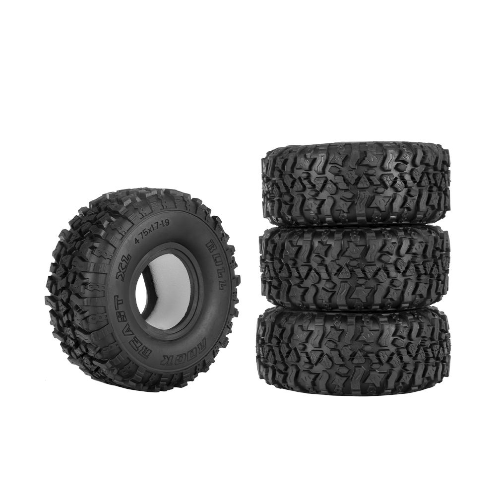 Hobby Details 1.9" Crawler Tires - Style Two 4.72" OD (4) - Click Image to Close