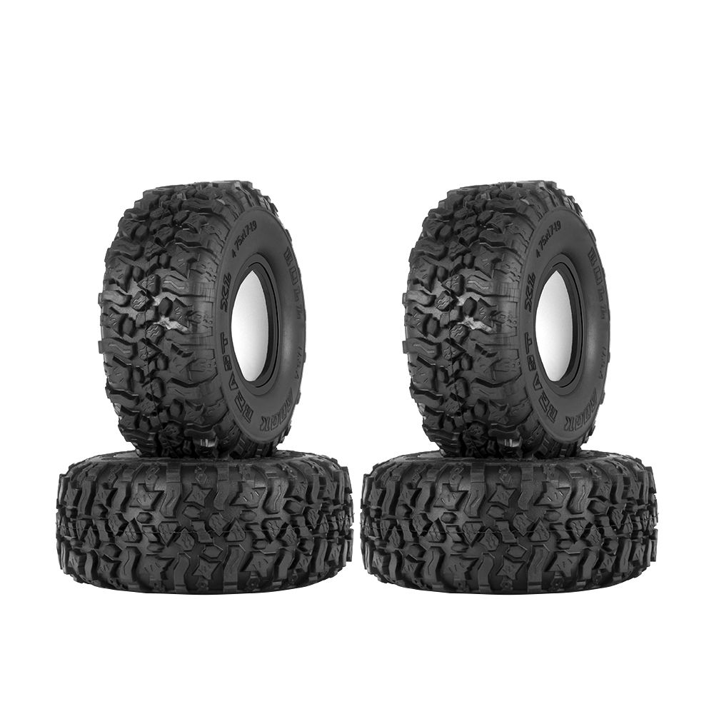 Hobby Details 1.9" Crawler Tires - Style Two 4.72" OD (4) - Click Image to Close
