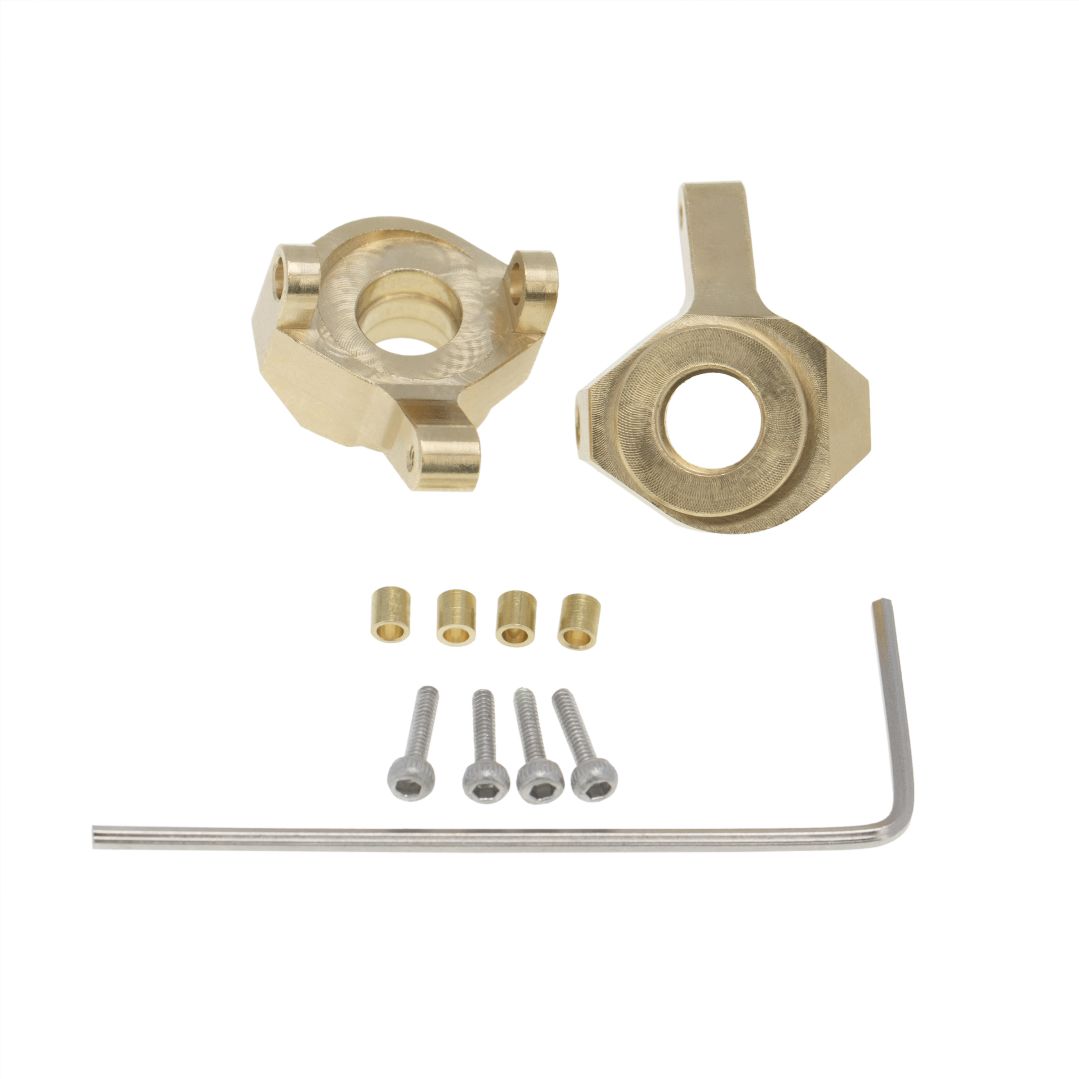 Hobby Details Axial SCX24 Brass Steering Knuckle (2) Weight: 16.0g total