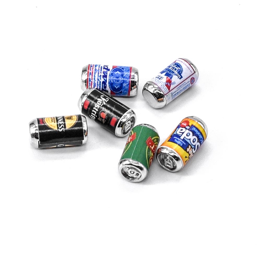 Hobby Details Mini Beer Decorations for 1/24 Cars 6pcs/set