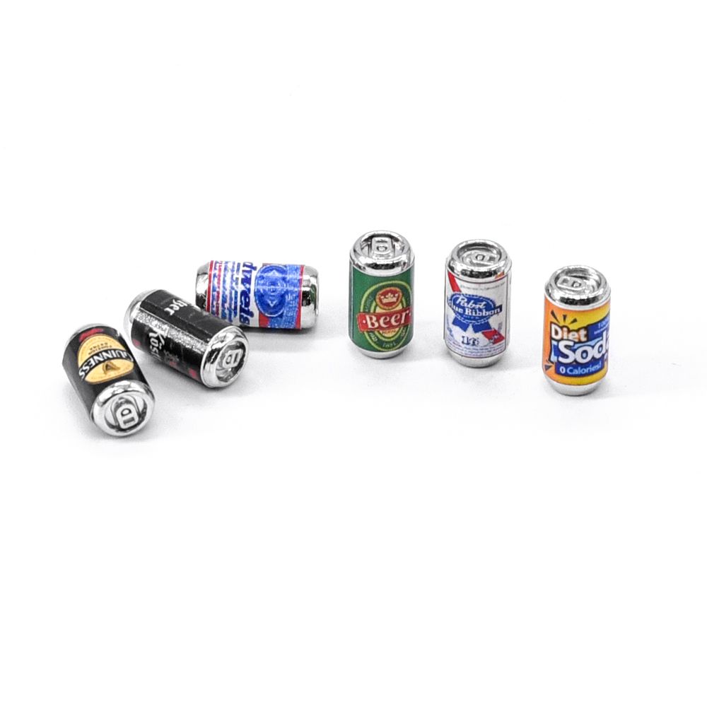 Hobby Details Mini Beer Decorations for 1/24 Cars 6pcs/set - Click Image to Close