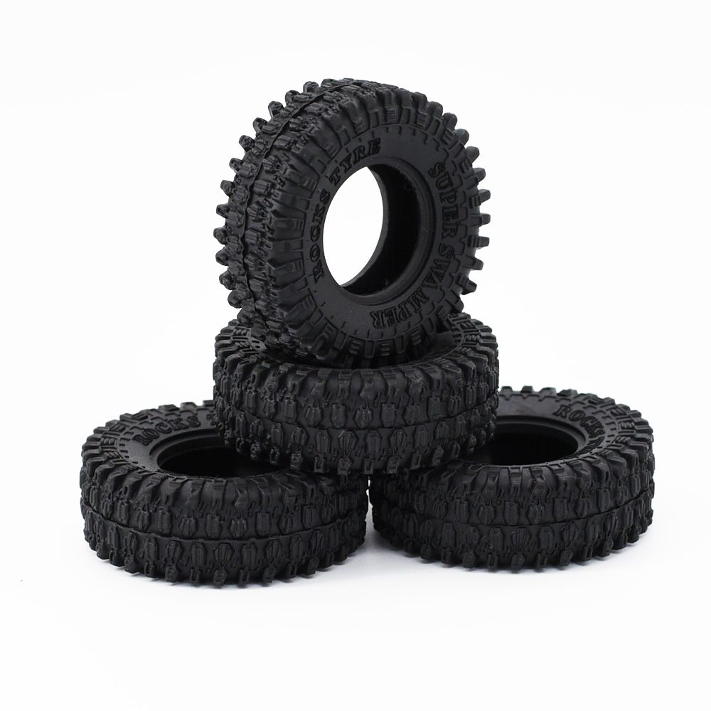 Hobby Details 1.0" Style B Tires with Foams (4) 2.05" OD, 0.75" - Click Image to Close