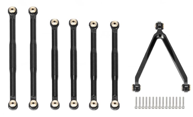 Hobby Details Aluminum Lower Tie Rod Set for Axial SCX24 C10 (7) - Click Image to Close