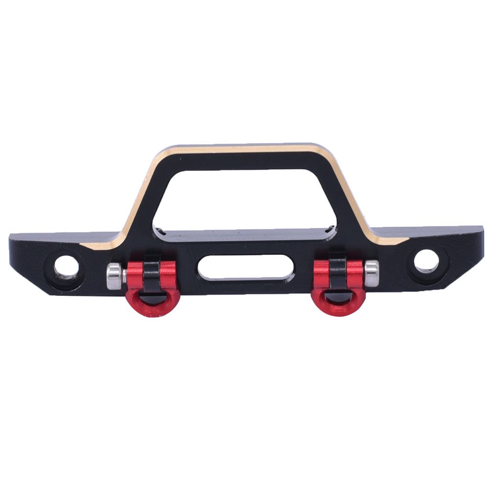 Hobby Details Aluminum Front Bumper for Axial SCX24 (Black/Gold) - Click Image to Close