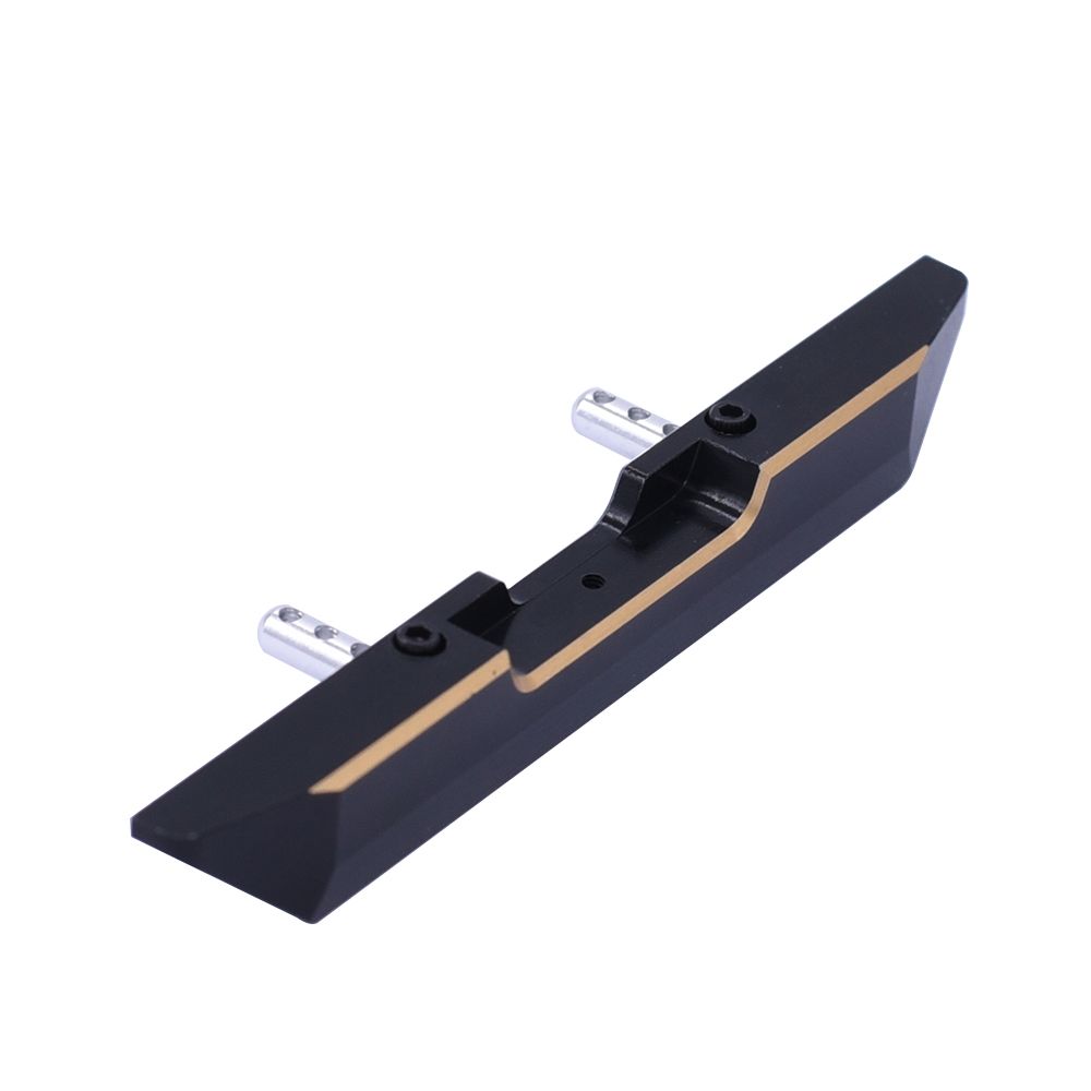 Hobby Details Aluminum Rear Bumper for Axial SCX24 (Black/Gold)