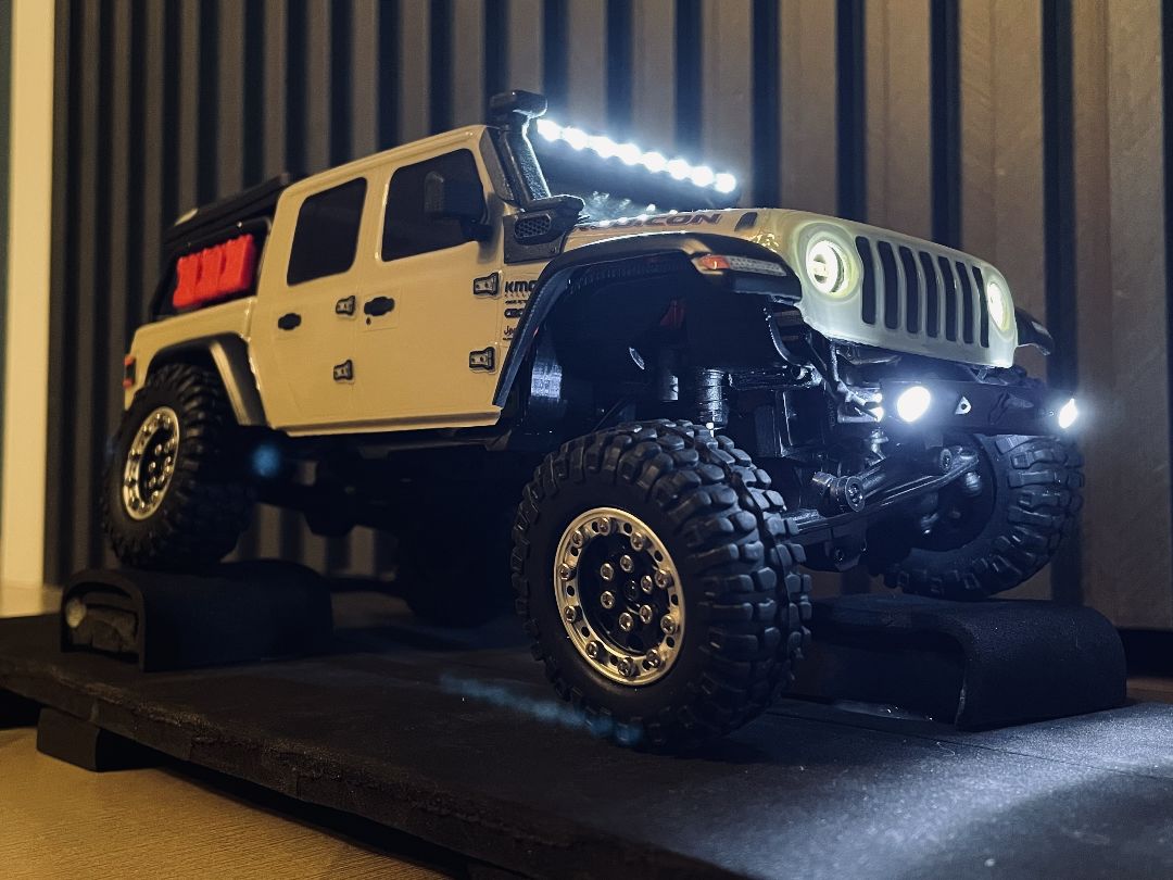 Hobby Details Axial SCX24 Jeep/SCX24 JT Gladiator LED Light Bar - Click Image to Close