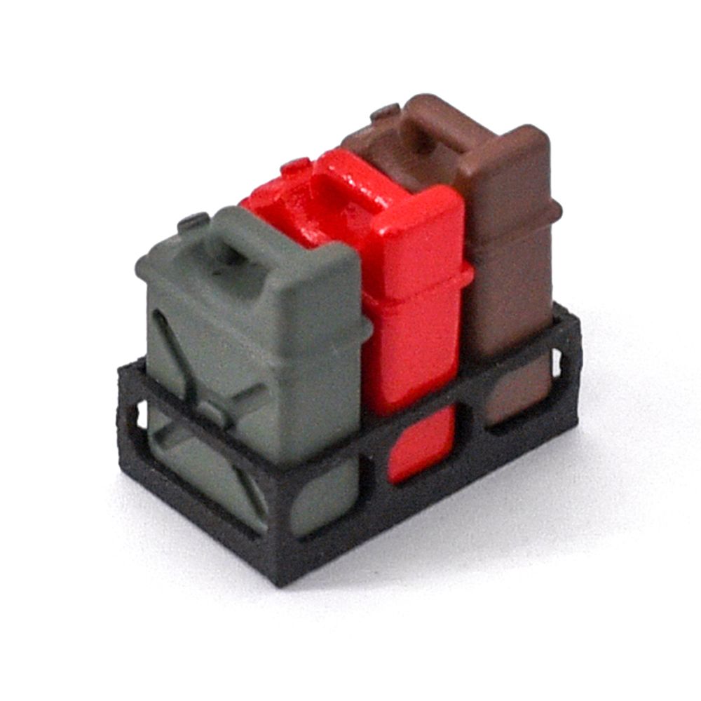 Hobby Details Plastic Mini Oil Tanks with carriage Base - Click Image to Close
