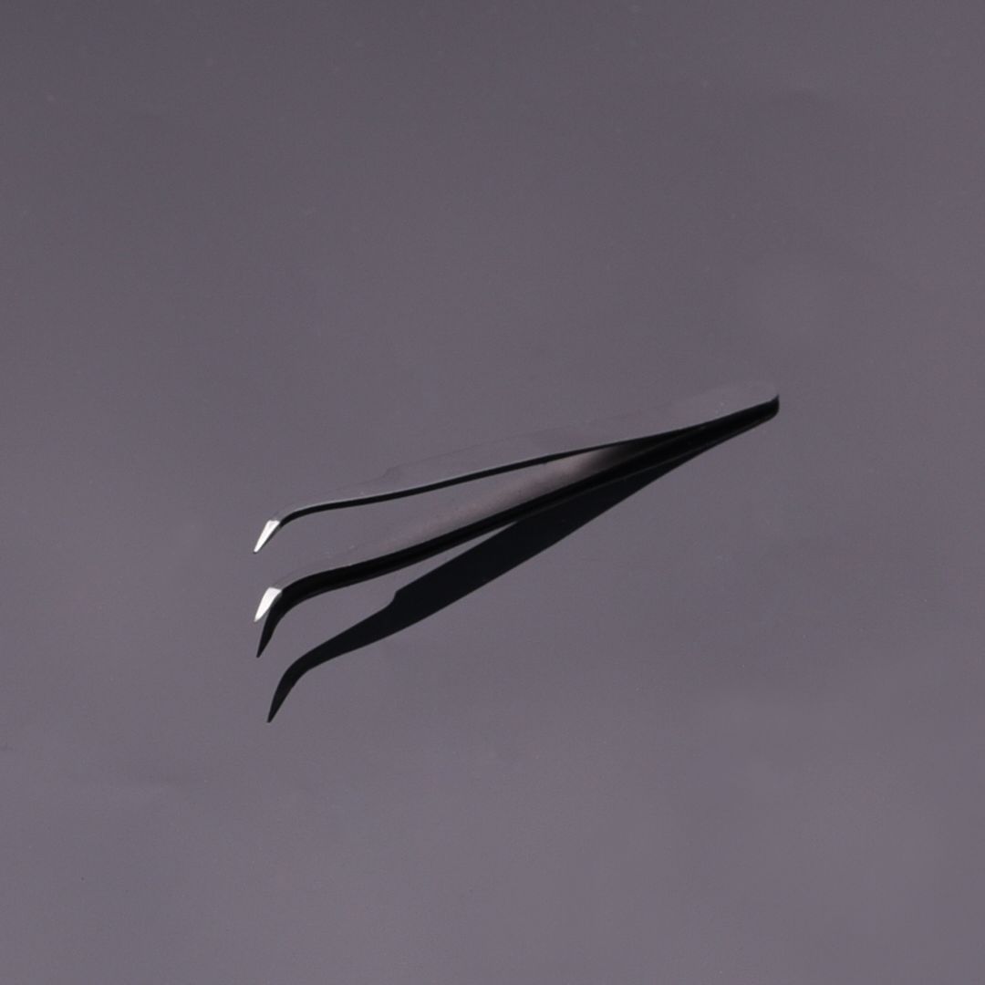 Hobby Details Curved Tweezers