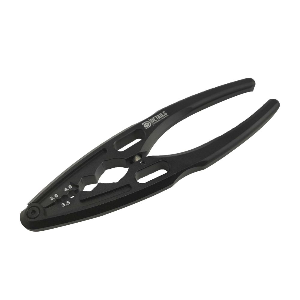 Hobby Details Shock Shaft Pliers - Black - Click Image to Close