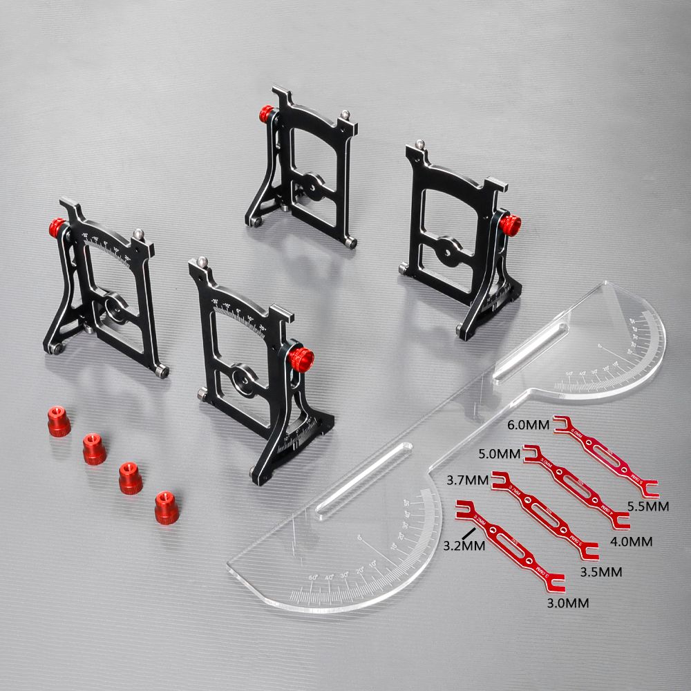 Hobby Details 1/10 On Road Chassis System Setup - Red