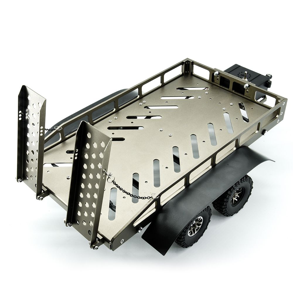 Hobby Details 1/16 to 1/18 Trailer with LED Lights - Ti-Color - Click Image to Close