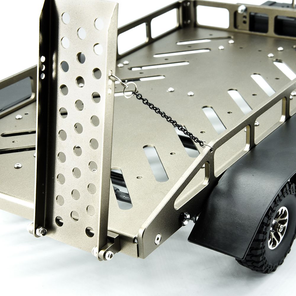 Hobby Details 1/16 to 1/18 Trailer with LED Lights - Ti-Color