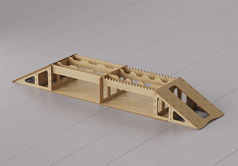 Hobby Details Micro Crawler Track - Bridge Style H - Click Image to Close