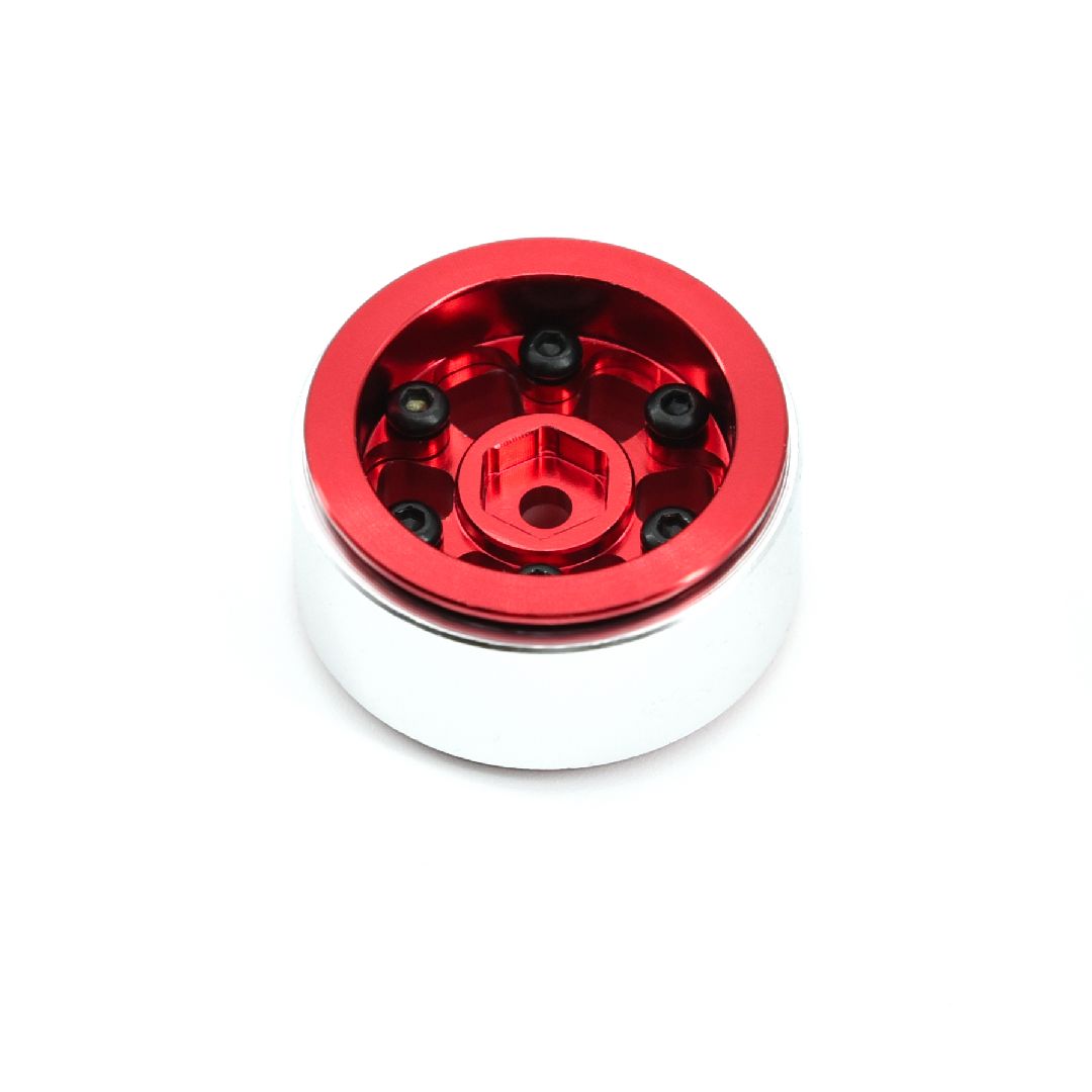 Hobby Details 1.0" CNC Aluminum Beadlock Wheels, TRX-4M (Red)(4) – image 7