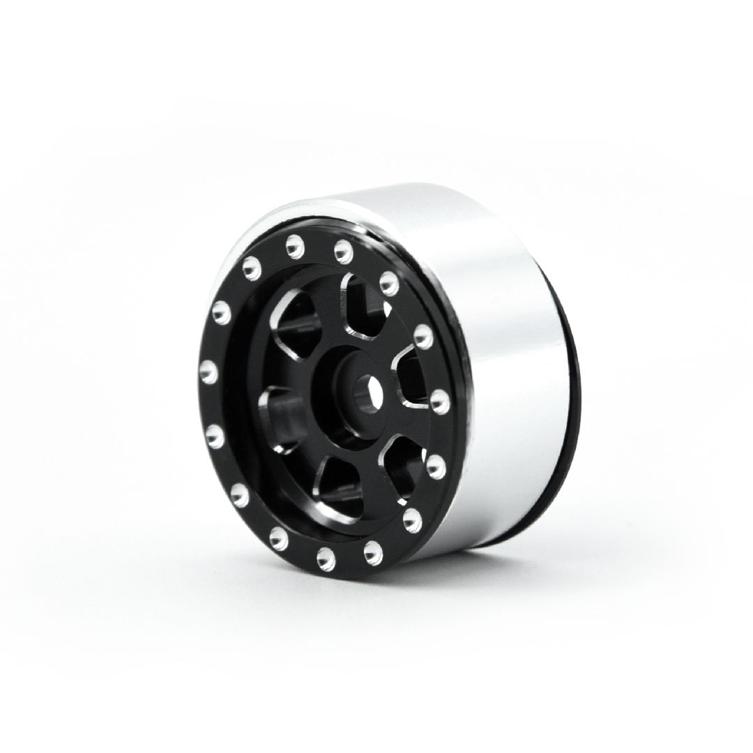 Hobby Details 1.0" CNC Aluminum Beadlock Wheels,TRX-4M(Black)(4) - Click Image to Close