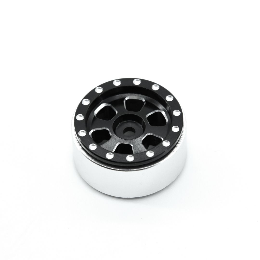 Hobby Details 1.0" CNC Aluminum Beadlock Wheels,TRX-4M(Black)(4)
