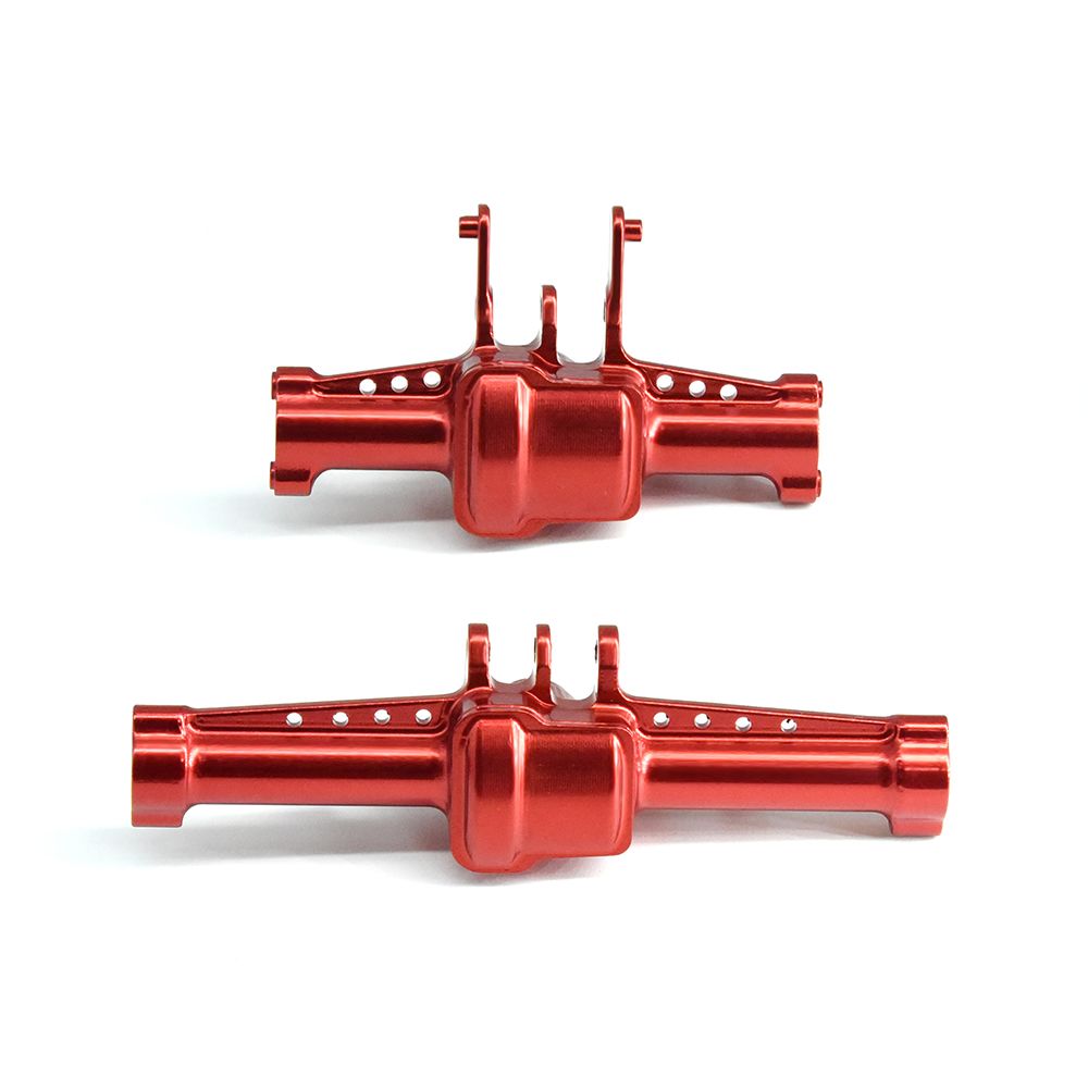 Hobby Details Traxxas 1/18 TRX-4M AL Fr & Rr Axle Set-Red (2)