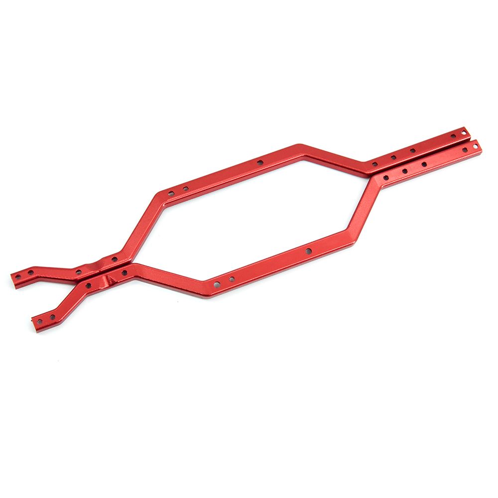 Hobby Details Traxxas 1/18 TRX-4M Aluminum Chassis Frame - Red - Click Image to Close