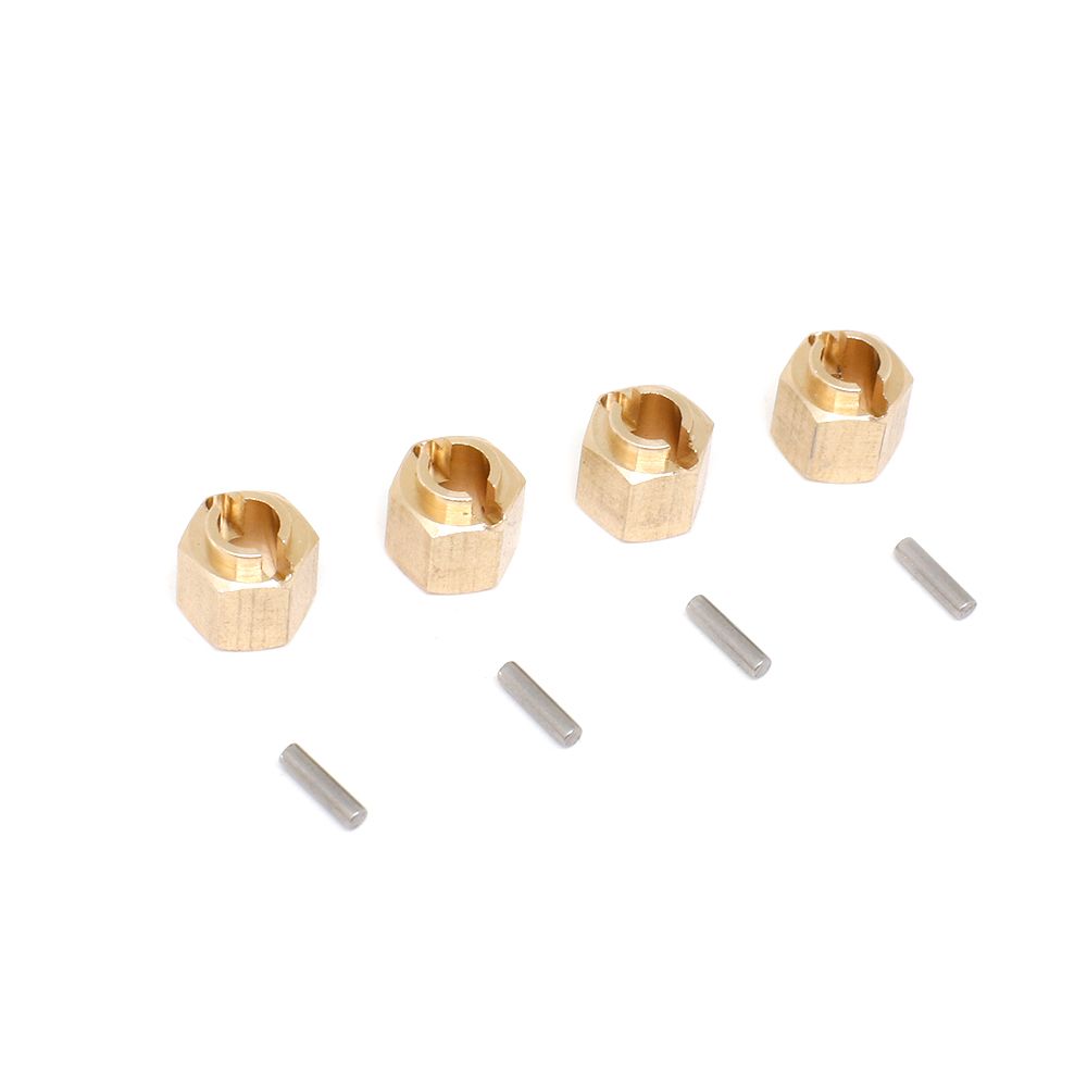 Hobby Details Traxxas 1/18 TRX-4M Brass Hex Extensions (4) - Click Image to Close