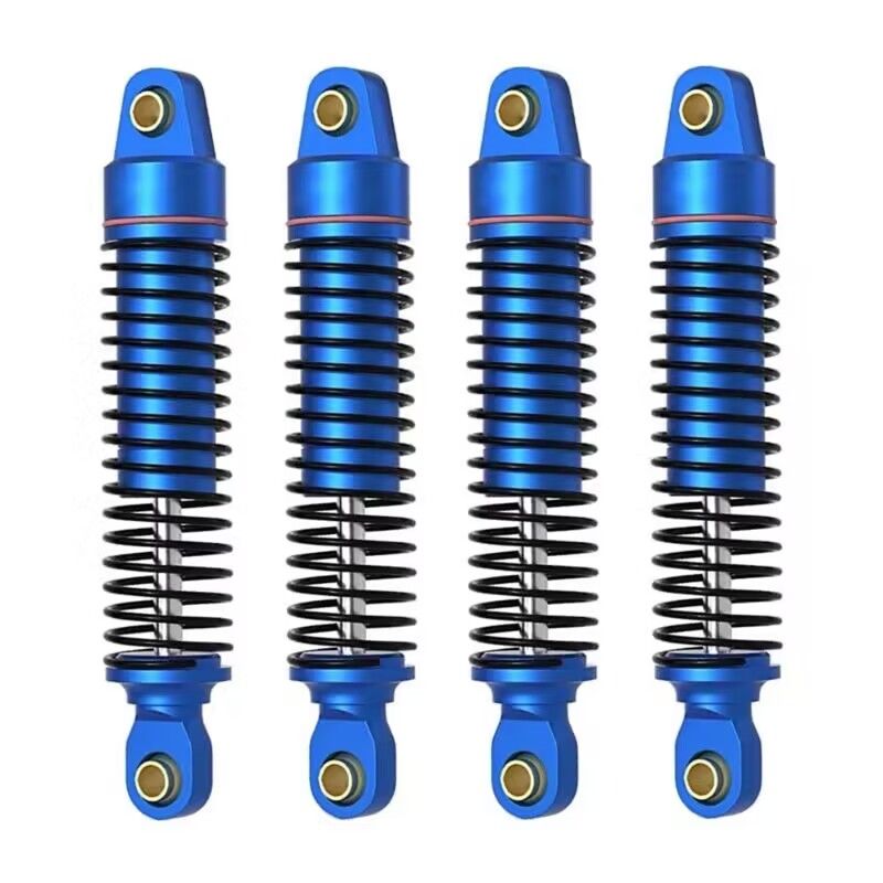 Hobby Details Traxxas 1/18 TRX-4M AL Front/Rear Shocks -Blue (4) - Click Image to Close