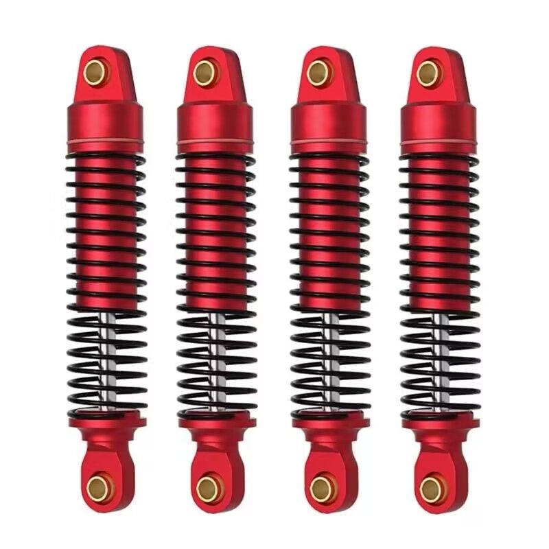 Hobby Details Traxxas 1/18 TRX-4M AL Front/Rear Shocks - Red (4)