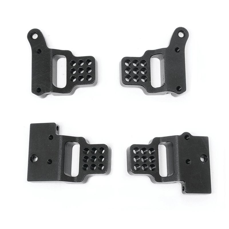 Hobby Details Traxxas 1/18 TRX-4M Aluminum Front & Rear Shock Mounts - Black (4)