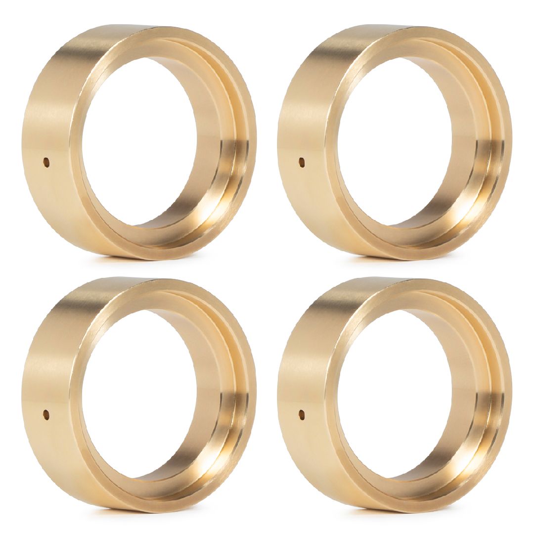 Hobby Details 1.3" Brass Rings Wheels-Stock 9781 TRX-4M Tire (4)