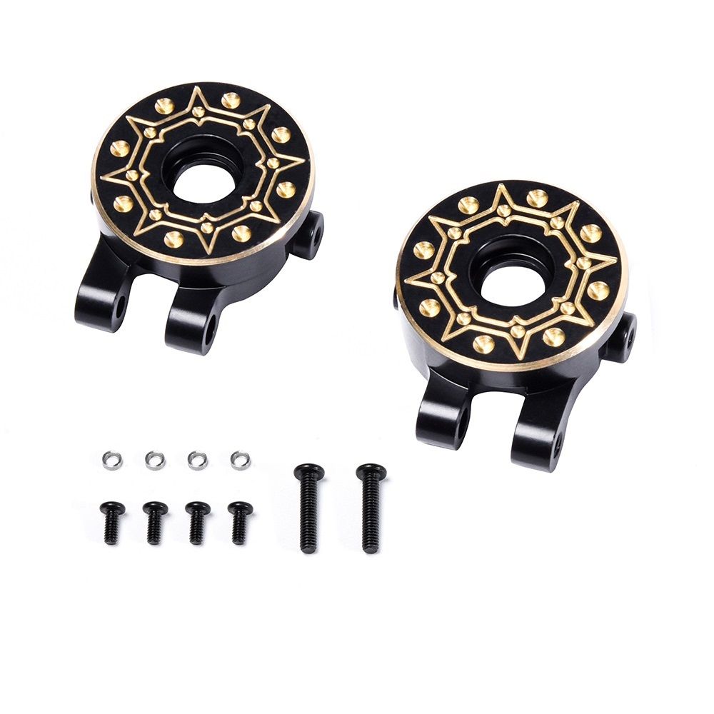 Hobby Details 1/18 TRX4M Brass Steering Knuckles(2) Wgt: 15g ea. - Click Image to Close