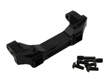 Hobby Details Traxxas TRX-4 Aluminum Front Bumper Mount - Black - Partially Replaces TRA8237