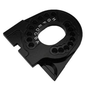 Hobby Details Traxxas TRX-4 Aluminum Adjustable Motor Mount - Black - Partially Replaces TRA8290