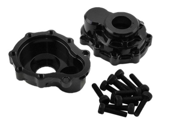 Hobby Details Traxxas TRX-4 Aluminum Portal Drive Housing, Outer (Front or Rear) - Black (2) - Replaces TRA8251