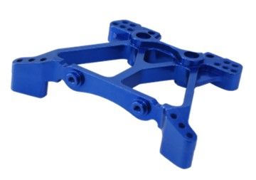 Hobby Details Traxxas 1/10 4x4 Slash AL Rear Shock Tower - Blue - Click Image to Close