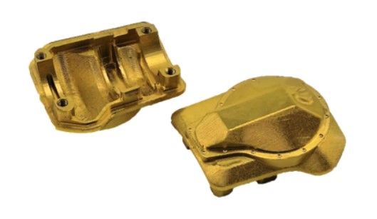 Hobby Details Traxxas TRX-4 Brass Differential Cover 51g each (2)(Replaces TRA8280)