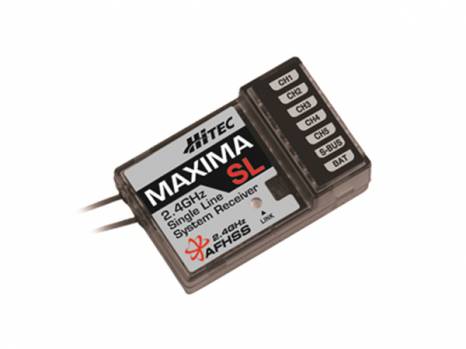 Hitec Reciever Maxima 9SL - 2.4GHz Single Line low latency RX