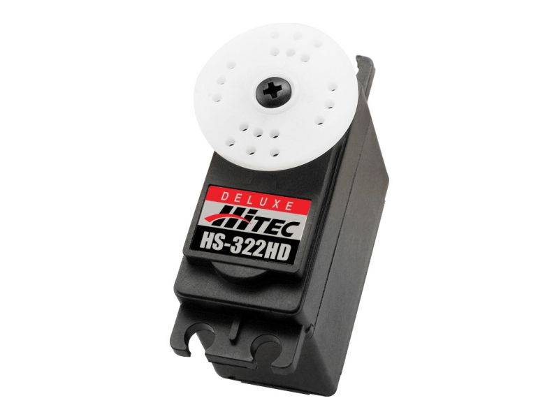 Hitec HS-322HD Standard Heavy Duty, Karbonite, Nylon Servo - Click Image to Close