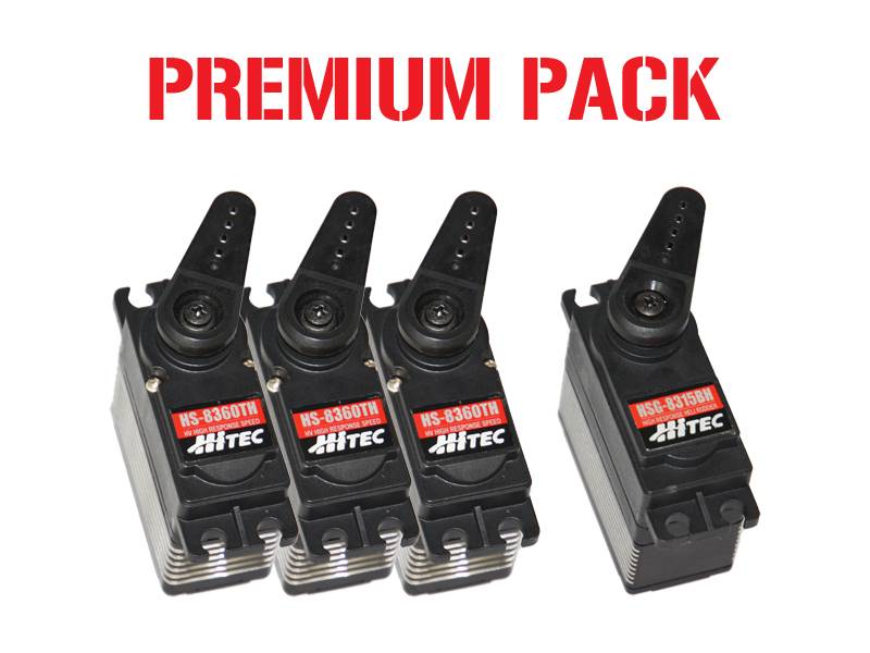 Hitec Pro Heli Pack Servo Combo - (HS-8315BH & 3 x HS-8360TH)